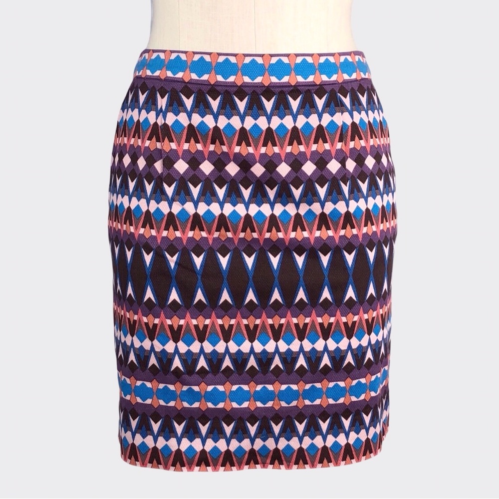 J Crew Salon Gemstone Print Mini Skirt